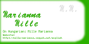 marianna mille business card
